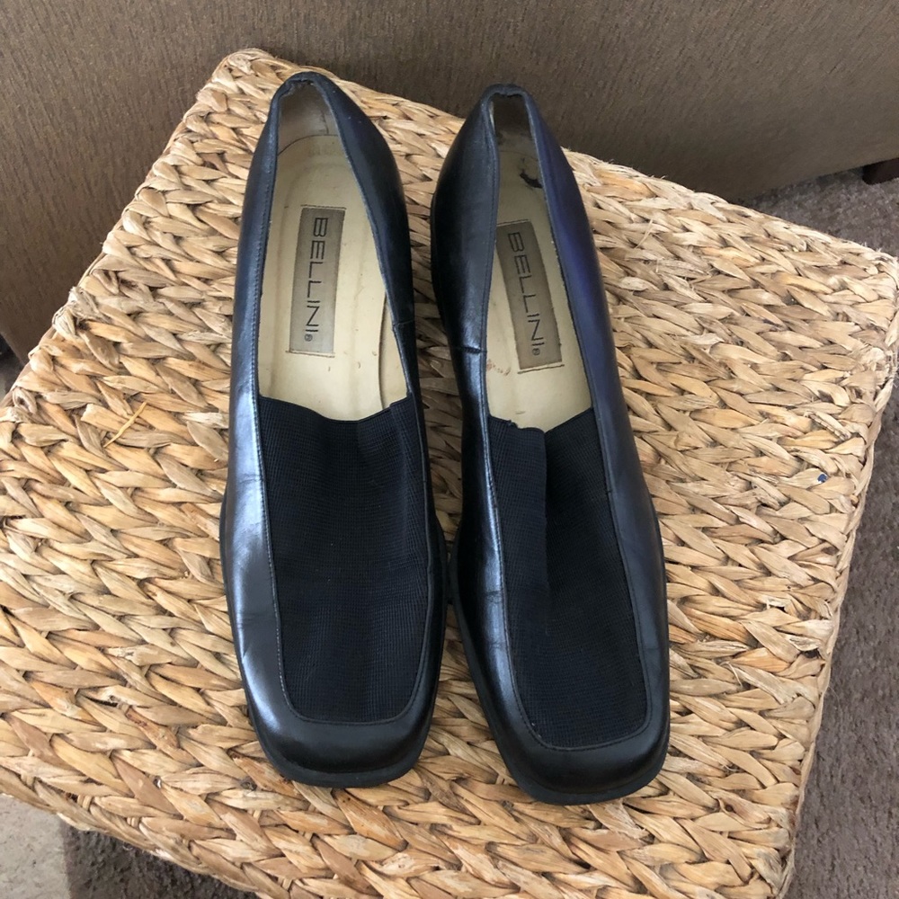 BLACK LEATHER SHOE